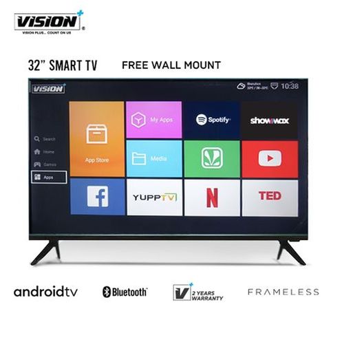 Vision Plus 32inch HD Frameless Smart TV